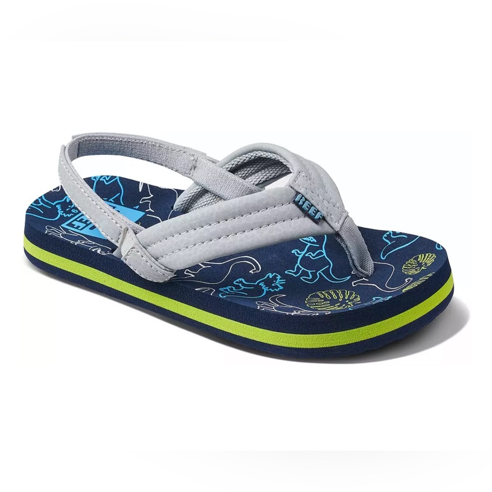 NEW | REEF Toddler Ahi Dino Flip Flop